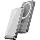 Повербанк MagSafe Delicate Powerbank с беспроводной зарядкой для iPhone магнитный 10000 mAh 20W Silver