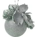 Набір новорічних куль із декором Dashuri 2 штуки по 8 см, шампань 80126604