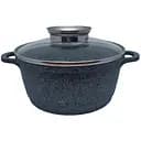 Кастрюля Krauzer Granite Line Oil с крышкой 20 см 2.3 л (77061)