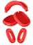Чохол-накладка DK для Apple AirPods Max 1/2 | Silicone Candy Friendly 3в1 (red) - мініатюра 2