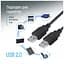 Дата кабель USB 2.0 AM/AM 1.0m black ColorWay (CW-CBUU071-BK) - мініатюра 5
