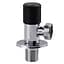 Кран кутовий кераміка Solomon Exlusive 1/2″X3/4″ 989 Black ( 1шт.) - мініатюра 2