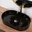 Умивальник Rea Nadia 61x38,5 black marble shiny (REA-U0539), Глянцева - мініатюра 4
