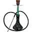 Кальян Totem Hookah Monolit Optima Emerald Green Craft Crystal Black - мініатюра 1