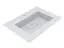 Умивальник Miraggio ERICA 700 (8813351) Miramarble, Глянцевий, Накладний/Врізний, Білий - мініатюра 1
