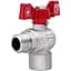 Кран кульовий Thermo Alliance Forte 1/2" ВЗ кутовий, PN40, метелик SF267W15 - мініатюра 1