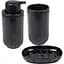Набір для ванної Herevin Set-Black 3 предмети (162241-012) - мініатюра 1