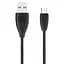 Кабель Baseus Small Pretty Waist Cable Cable USB to MicroUSB 1m CAMMY-01 Black - мініатюра 1