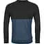 Кофта Ortovox 150 Cool Logo LS M XL Чорна/Синя (1054-025.001.1211) - мініатюра 2