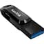 Флешка SanDisk USB 3.1 Ultra Dual Go Type-C 128Gb (150 Mb/s) - мініатюра 2