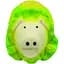 Игрушка Trixie Капустная свинка латекс для собак 23 см светло-зеленая - миниатюра 3