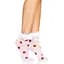 Шкарпетки жіночі з полуничним принтом Leg Avenue Strawberry ruffle top anklets One Size, мереживні м - мініатюра 4