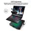 Охлаждающая подставка для ноутбука 17 дюймов Promate Glare Vertux 1xFan RGB - миниатюра 3