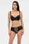 Бюстгальтер KRISTINA 019 136 08 Effetto Lingerie чорний-піон 75C - мініатюра 3