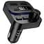 АЗУ FM модулятор Borofone BC61 Ocean PD30W+QC3.0 total 45W (2USB-A/1C) Black - миниатюра 1