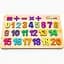 Розвиваюча гра PuzzleOk Цифри для дітей дерев'яна P-OK-2 (2013519744) - мініатюра 1
