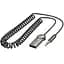 Bluetooth аудіо ресивер Borofone BC56 Peaceful (AUX 3.5mm+USB-A) Metal gray - мініатюра 6