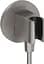 Шлангове під'єднання Hansgrohe FixFit Porter S з тримачем Brushed Black Chrome 26888340, Шліфований чорний хром - мініатюра 1