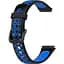 Ремінець Becover Vents Style для Huawei Band 7/Honor Band 7 Black-Blue (709437) - мініатюра 1