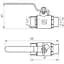 Кран кульовий прямий Selba 1/2″ ЗВ КР SL1505 - мініатюра 5