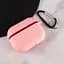 Силиконовый футляр с микрофиброй для наушников Airpods Pro 3 Розовый / Pink - миниатюра 3