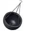 Горщик для рослин Keter Rattan hanging sphere з ланцюжком сірий (7290106924499) - мініатюра 2