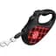 Поводок-рулетка для собак Waudog R-leash Шотландка, светоотражающий, XS, до 12 кг, 3 м, черный - миниатюра 2