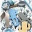 Прорізувач силіконовий MinikOiOi Cactus Mineral Blue (101090003) - мініатюра 2