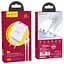 Мережевий зарядний пристрій Hoco N5 1USB + Type-C PD20W+QC 3A White + Cable Type-C to Lightning - мініатюра 4