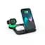 Зарядка Qi 4in1 Wireless Charger RGB X499 Phone/Watch/Earphones 15W Max белая - миниатюра 2