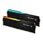 Пам'ять для настільних комп'ютерів G.Skill 32 GB (2x16GB) DDR5 6400 MHz Ripjaws M5 RGB Black (F5-6400J3239G16GX2-RM5RK) - мініатюра 1