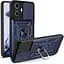 Ударостійкий чохол Camshield Serge Ring Xiaomi 11T / 11T Pro Синій, TPU+PC, Шторка на камеру - мініатюра 1