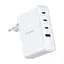 Сетевое зарядное устройство Choetech PD9002 PD100W GAN USB-A+3xUSB-C White (43-00172) - миниатюра 2