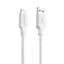 Кабель Proove Striped Silicone USB to Type-C (1m) white - мініатюра 1