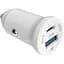 Автомобильное зарядное устройство Piko CC-302QP 2USB 3A/20W QC 3.0 Type-C PD White - миниатюра 1