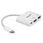 Док-станція USB3.1 Type-C - HDMI/USB 3.0/PD 60W 4-in-1 White Manhattan (152945) - мініатюра 3