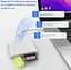 Универсальный кардридер 3-в-1 (SD/TF/CF) с Type-C и USB-портами, OTG-адаптер для телефонов, ноутбуков и др. - миниатюра 4