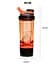 Шейкер Casno 600 мл +150 мл Orange/Black - мініатюра 2