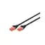 Патч-корд 5м, CAT 6 UTP, AWG 26/7, Cu, LSZH, black Digitus (DK-1617-050/BL) - мініатюра 1