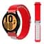 Ремешок для Samsung Galaxy Watch 4 Classic 42mm - красно-белый Watchbands NormalCloth ширина крепления 20мм нейлоновый (W24-4WB12343000) - миниатюра 4