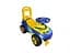 Автомобіль для прогулянок - толокар з музичним кермом, Doloni Toys (жовто-блакитний) - мініатюра 1