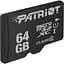 Карта пам'яті Patriot microSDXC LX Series 64GB Class 10 PSF64GMDC10 Без адаптера - мініатюра 1