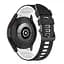 Ремінець для Samsung Galaxy Watch 5 40mm - чорно-білий ширина кріплення 20мм силікон Watchbands Ricco (W19-1WB66352299) - мініатюра 2