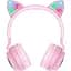 Бездротові навушники Hoco Cheerful Cat Ear Bluetooth W27 рожеві 6931474718464 - мініатюра 1