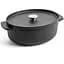Гусятниця KitchenAid Matte Oven-to-table чавунна з кришкою 30 см 5.6 л чорна (CC004900-001) - мініатюра 2