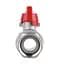 Кран кульовий Thermo Alliance Forte 3/4" ВЗ прямий, PN40, з накидною гайкою, метелик SF261W20 - мініатюра 3