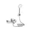 Змішувач для ванни Lidz Tani 0061 (з душовим гарнітуром) (k40) LDTAN0061CRM44963 Chrome - мініатюра 1
