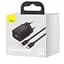 Мережевий зарядний пристрій Baseus 20W Super PD Charger + Cable USB-C to Lightning Black (TZCCSUP-B01) [54134] - мініатюра 6