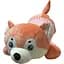 Детская мягкая игрушка Собачка Bambi L1124(Peach) с пледом 60 см - миниатюра 1