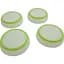 Накладки на стіки Thumb Grips 4-pack для PS4/PS5/Xbox White Green [122996] - мініатюра 2